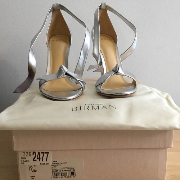 ❌SOLD❌ Alexandre Birman Silver Sandals - Picture 5 of 6